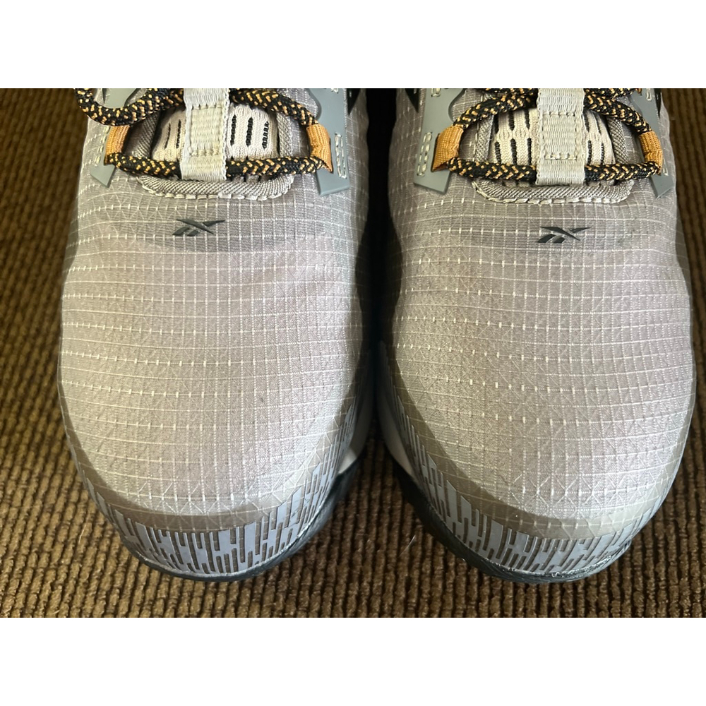 Men's Reebok Nano X1 Gray Orange Athletic Shoes Steel Toe Size 9.5 - Picture 5 of 8